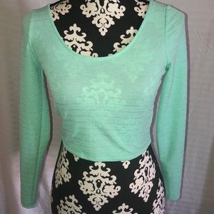 Material Girl Seafoam Green Top